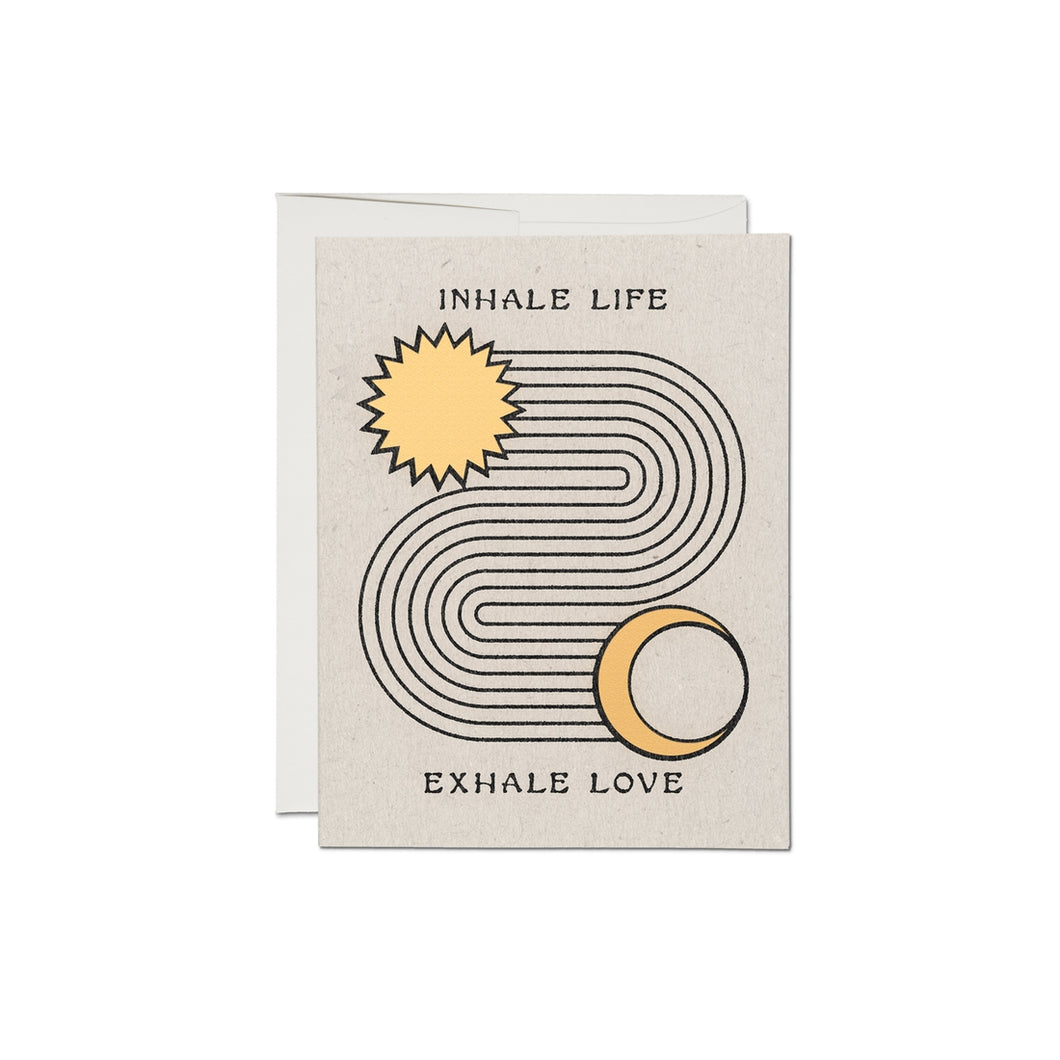 Inhale Exhale Card