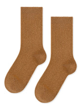 Load image into Gallery viewer, Hansel From Basel | Italia Cashmere Cozy Rib Crew in Camel

