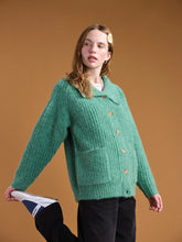 Load image into Gallery viewer, Hansel from Basel | Martin Cardigan in Kelly Green
