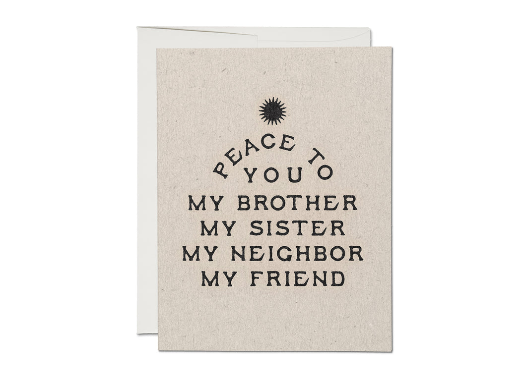 Peace To You Card