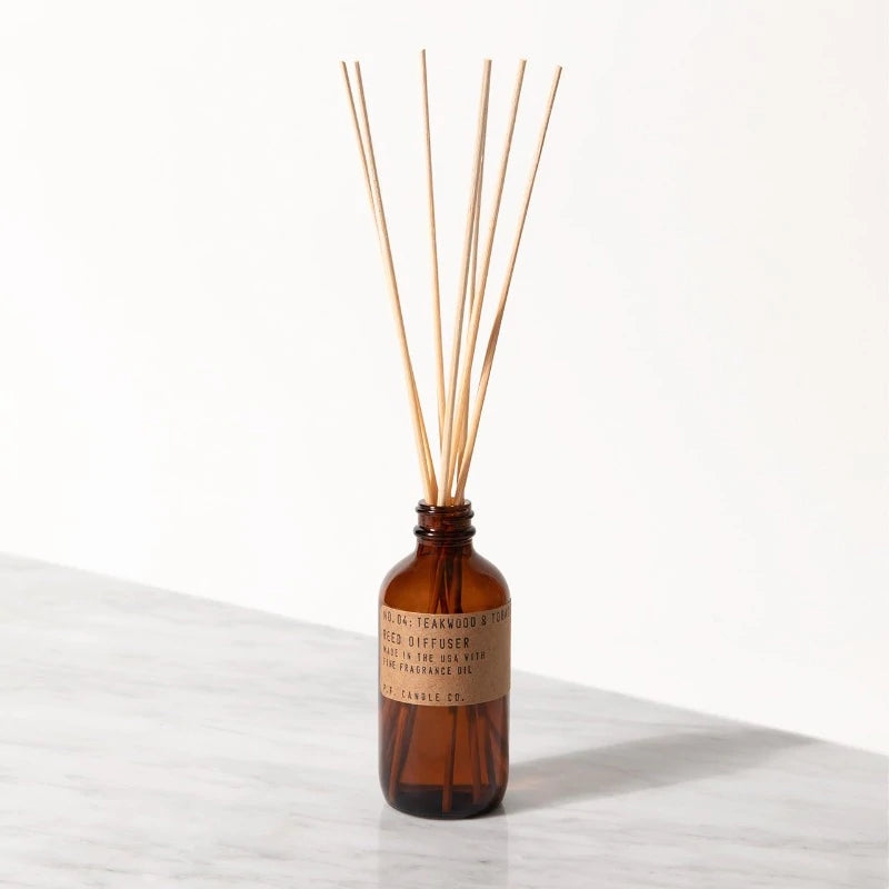 P.F. Candle Co. | Teakwood & Tobacco Reed Diffuser