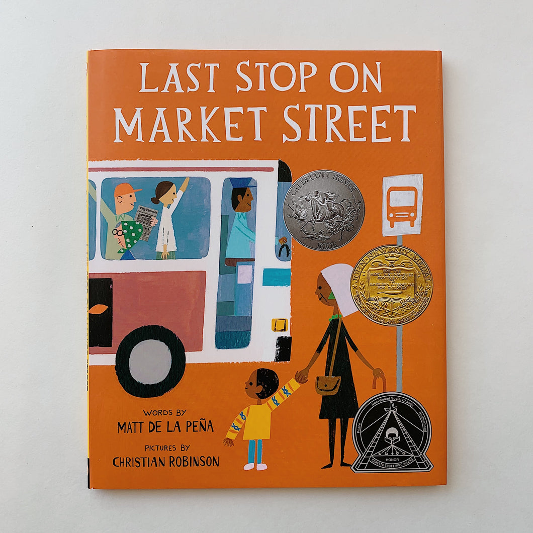 last stop market street top view laydown on white background front cover