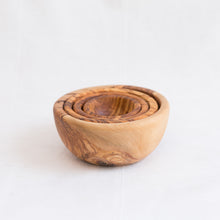 Load image into Gallery viewer, side view nesting bowls from tunisia
