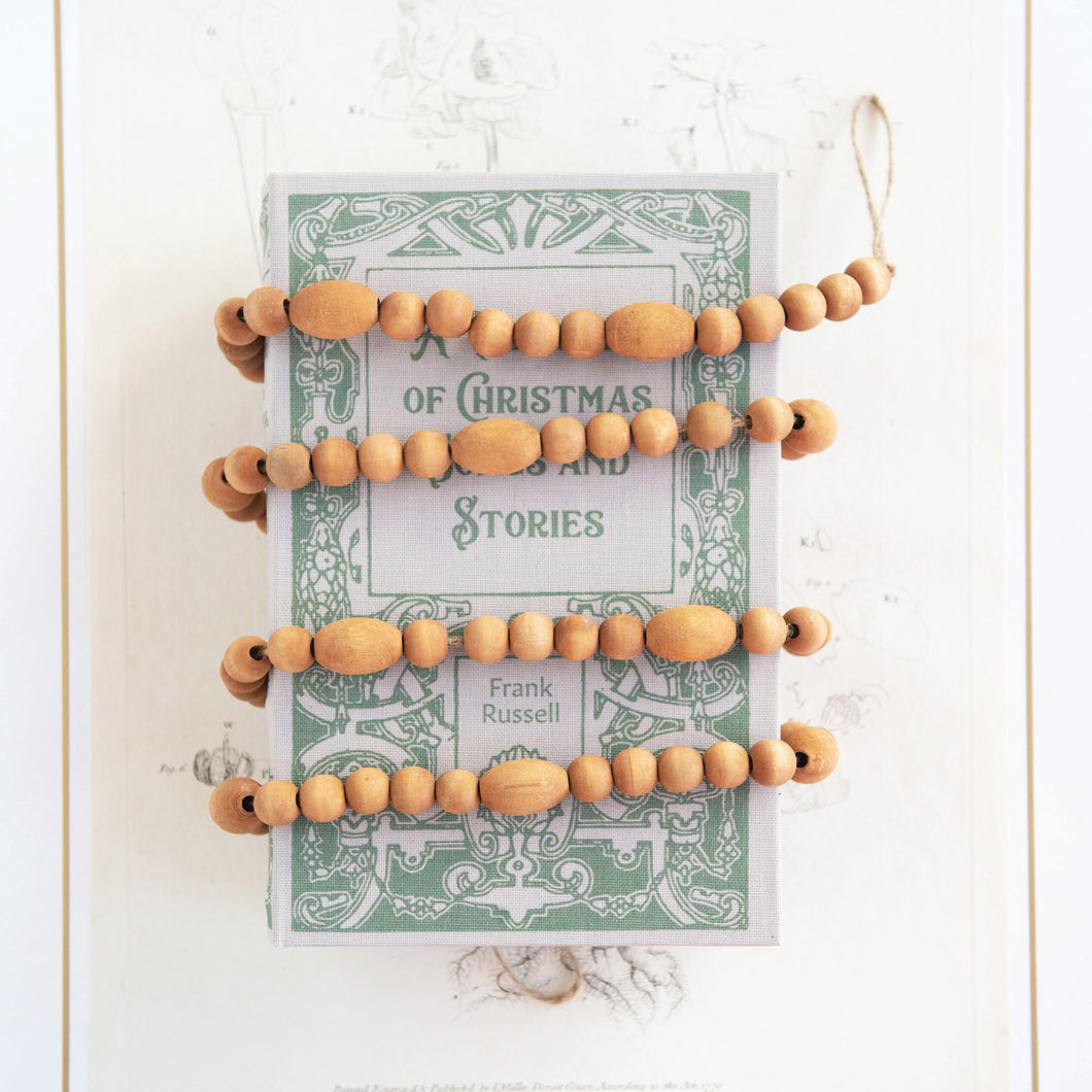 Paulownia Wood Bead Garland